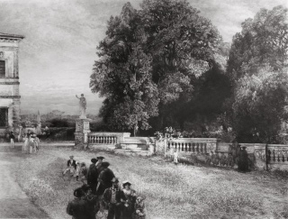 Bild: Im Park der Villa Borghese&nbsp;&ndash; Klick zum Vergr&ouml;&szlig;ern